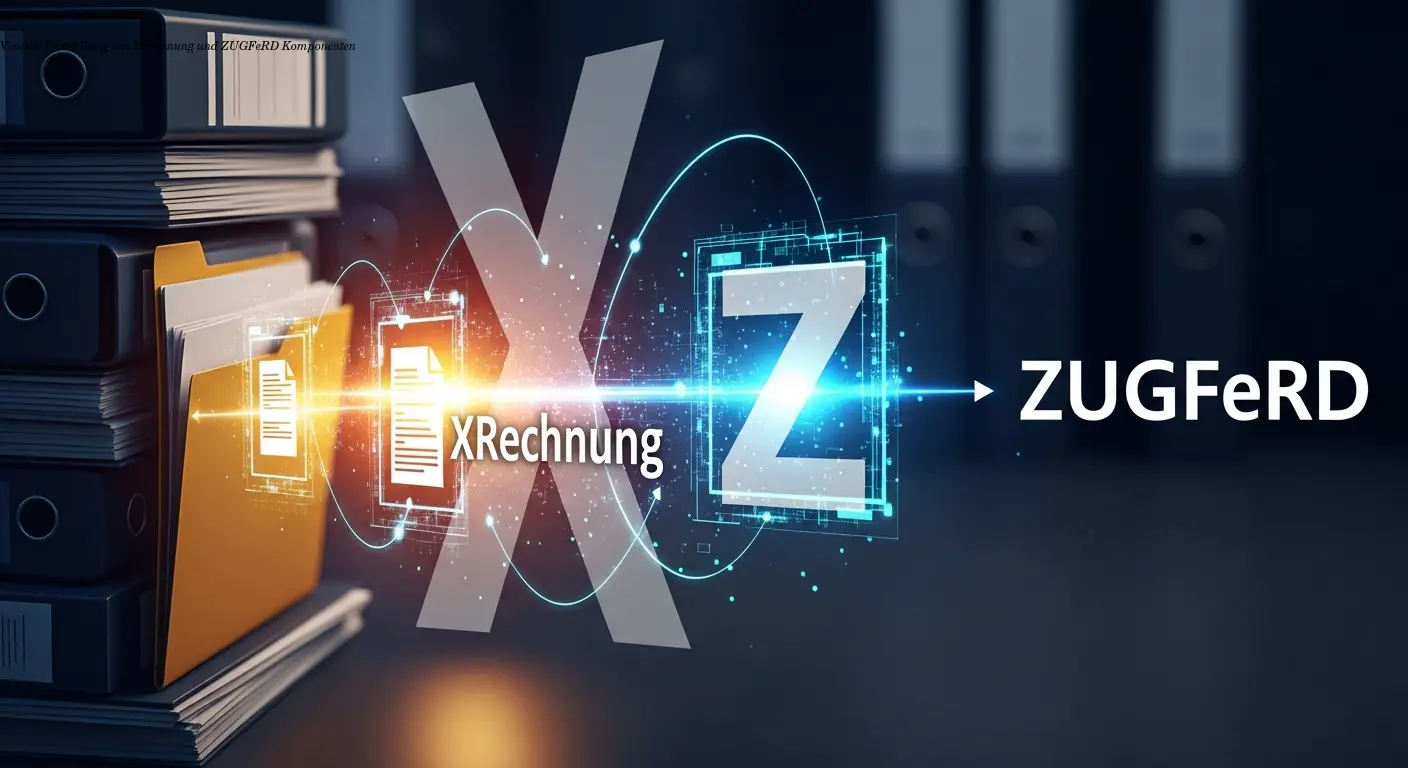 Visuelle Darstellung von XRechnung und ZUGFeRD Komponenten