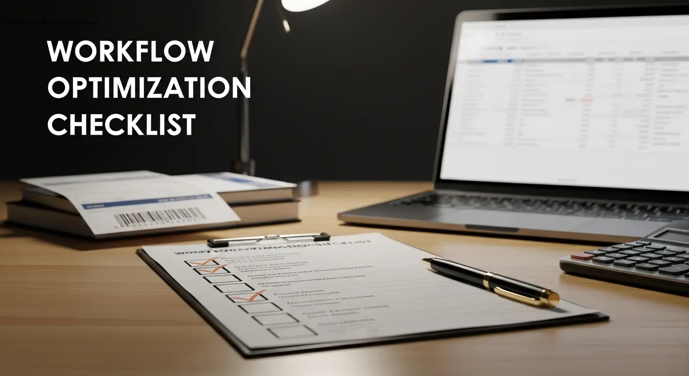 Checkliste zum Workflow-Optimieren