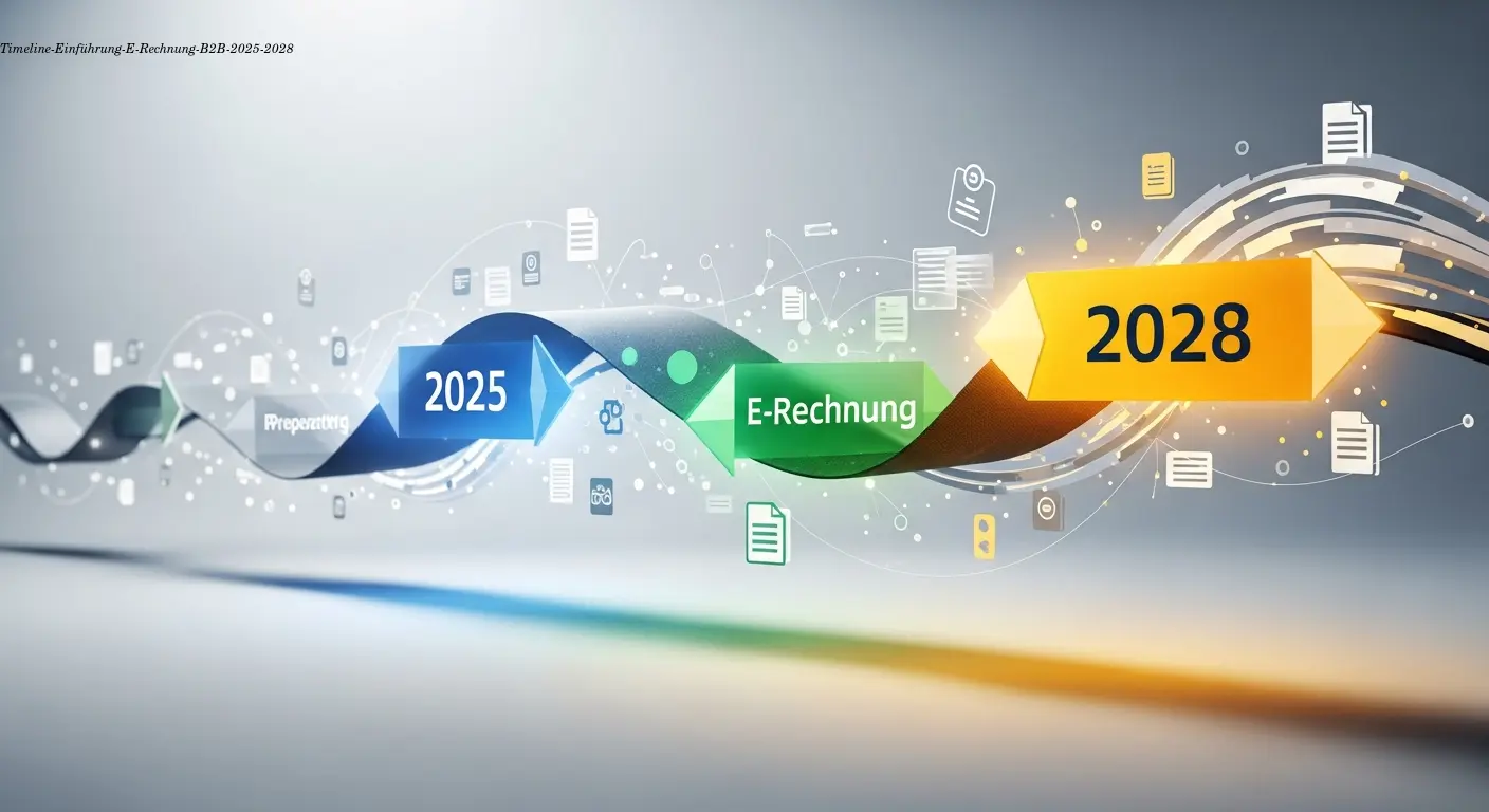 Timeline-Einführung-E-Rechnung-B2B-2025-2028