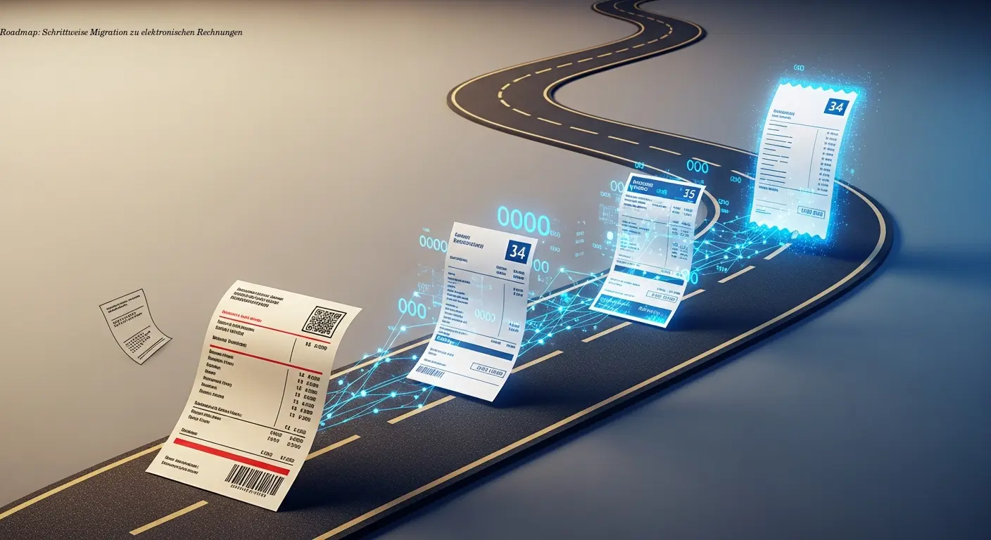 Roadmap: Schrittweise Migration zu elektronischen Rechnungen